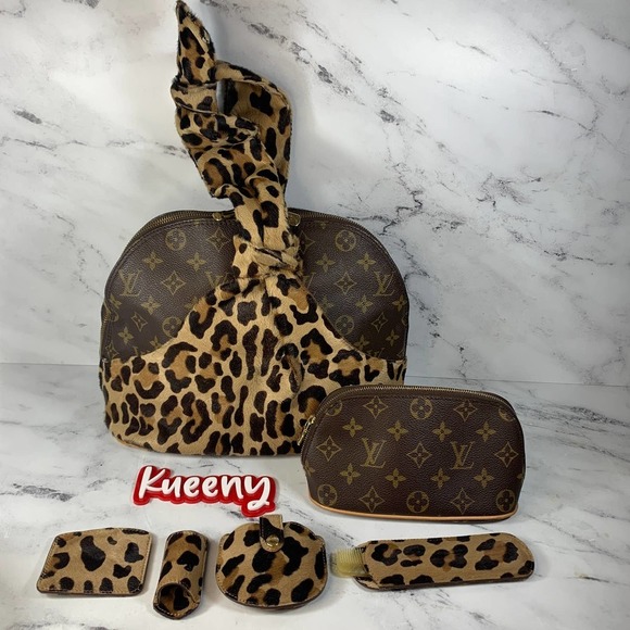 Louis Vuitton Handbags - Louis Vuitton Leopard Alaia alma bag Centenaire Fur Monogram Azzedine Tote LV